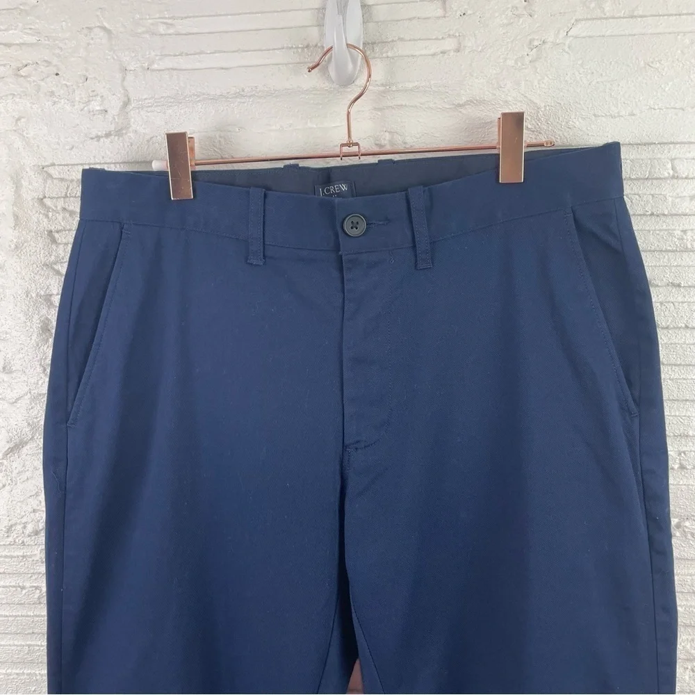J. Crew Men's‎ Flex Straight Navy Chino's Size 30 X 31
